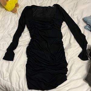 Black Princess Polly body con dress